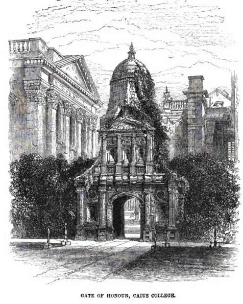 Foto de Gonville y Caius College, la puerta de honor y paredes flanqueantes - Historic England