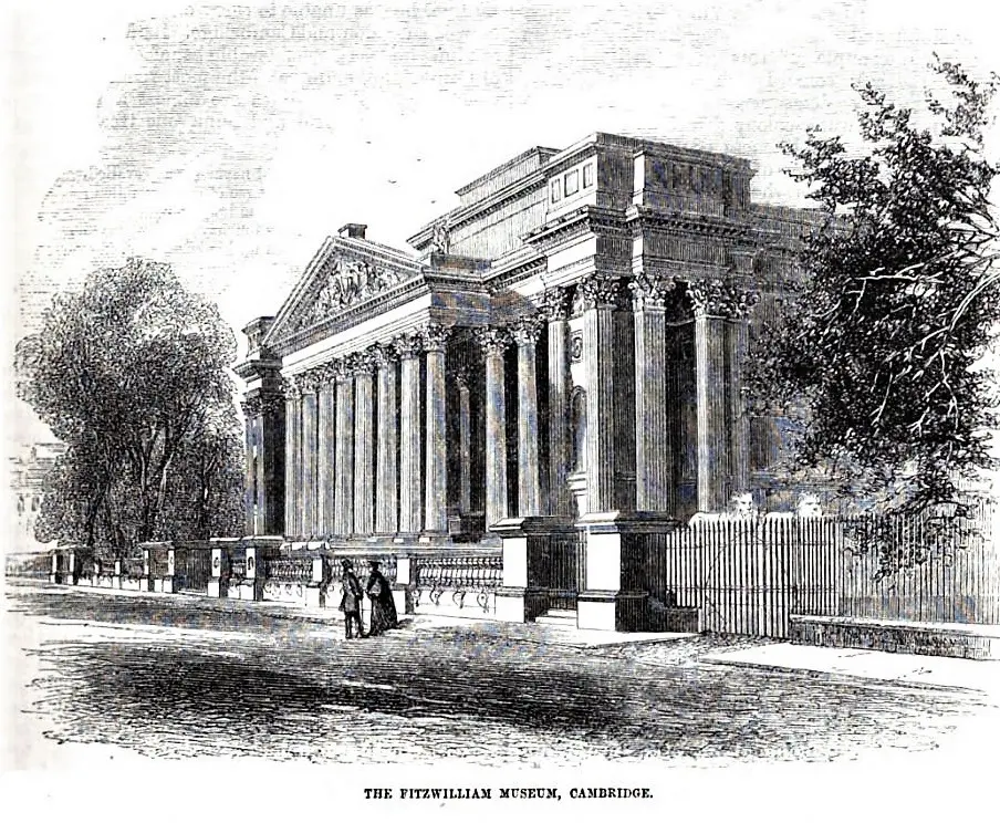 Photo de Musée et mur limite de Fitzwilliam, socles et portes au nord-est - Historic England