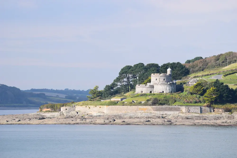 Photo de Château de St Mawes, passerelle, bloc, magazine et défenses extérieures - Historic England
