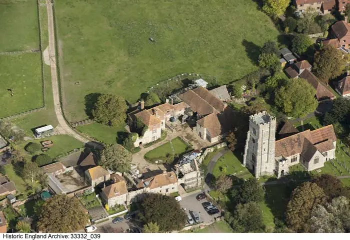 Photo de Outain à l'ouest de la ferme du palais - Historic England / Historic England Archive