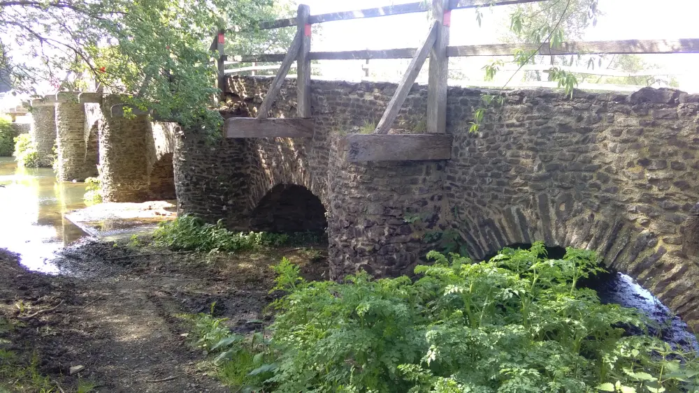 Photo de Pont sur la rivière Wee au nord-est du côté vert - Historic England