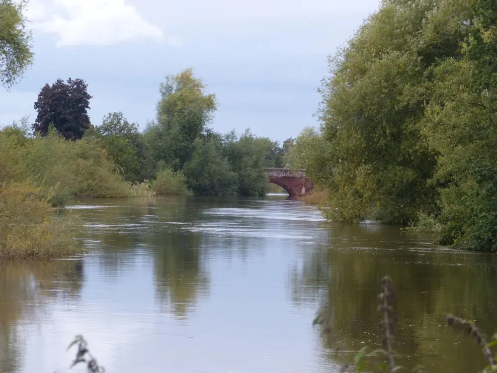 Photo de Farndon Bridge (cette partie dans le Cheshire, monument ancien programmé) - Historic England
