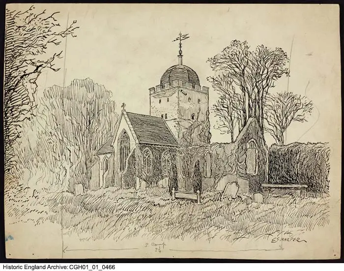 Photo de L'ancienne église paroissiale de St Peter et St Paul - Historic England