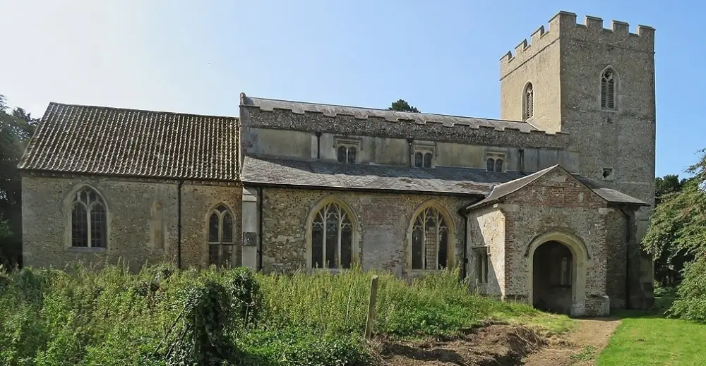 Foto de Iglesia parroquial de San Pedro suroeste de Babraham Hall - Historic England