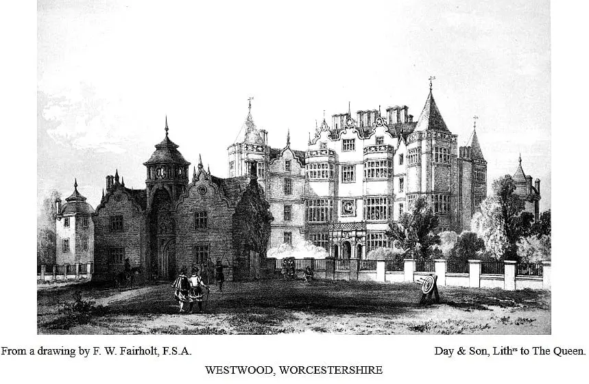 Photo de NOS 1 et 2 La Gatehouse à environ 50 mètres à l'est de Westwood House - Historic England