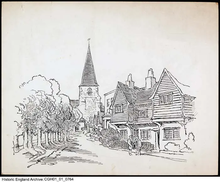 Foto von Pfarrkirche in St. Mary - Historic England / Historic England Archive